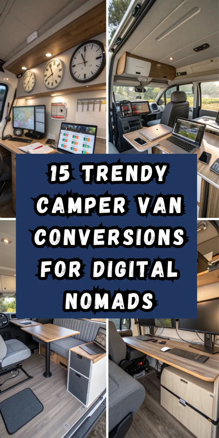 15 Trendy Camper Van Conversions for Digital Nomads