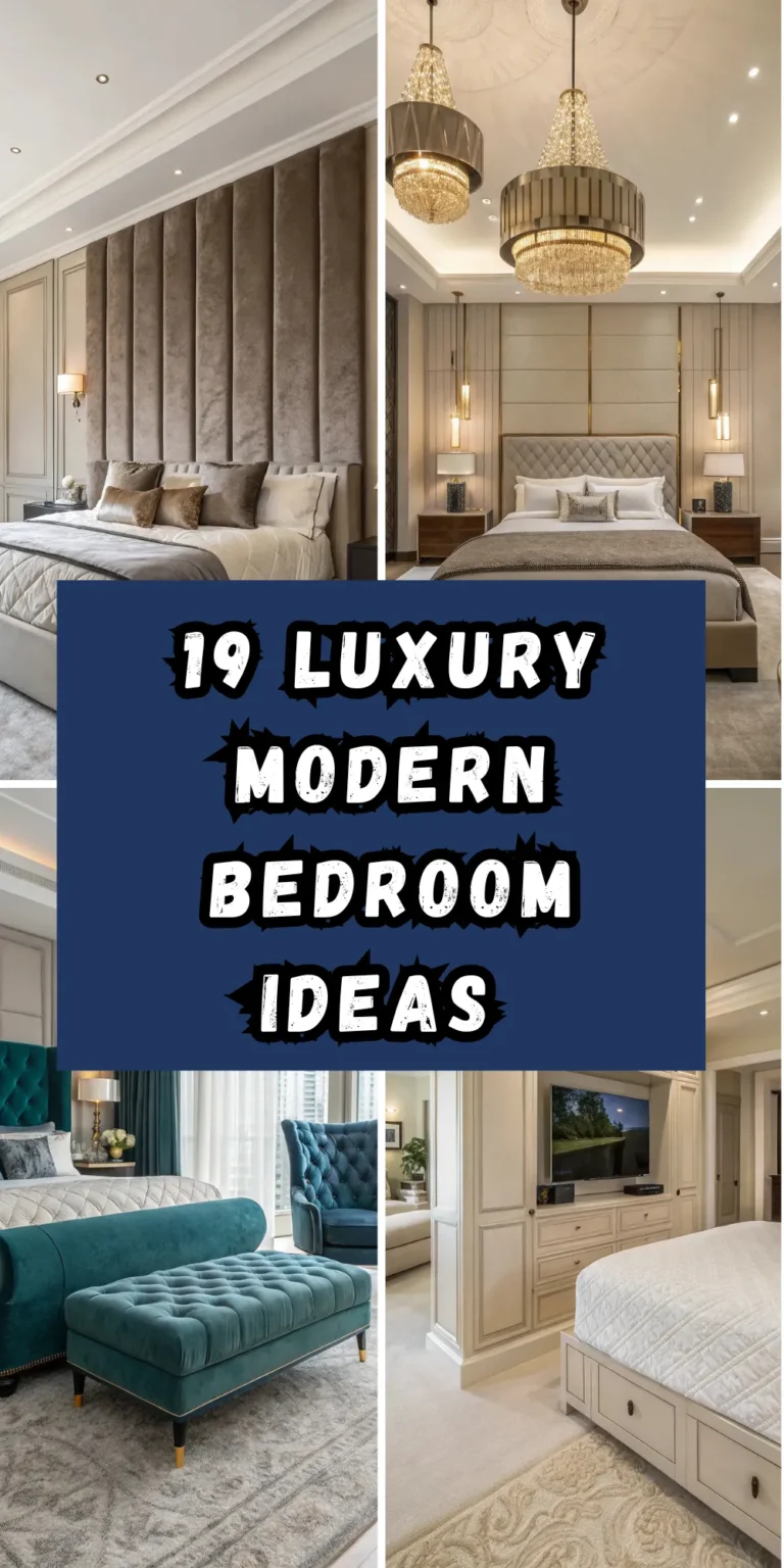 19 Luxury Modern Bedroom Ideas for Upscale Living