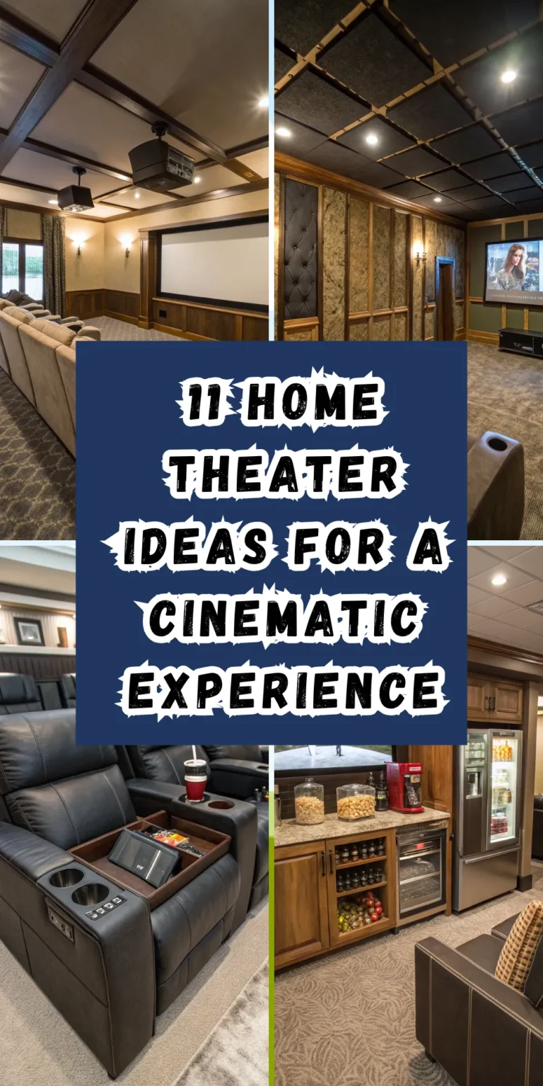 11 Home Theater Ideas for a Cinematic Experience