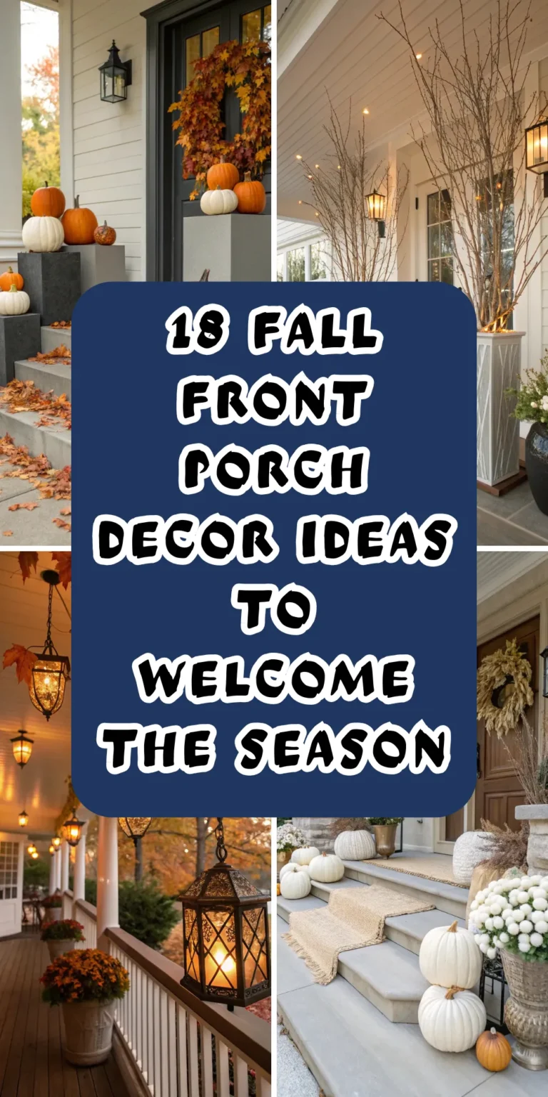 18 Fall Front Porch Decor Ideas to Welcome the Season 7 18 Fall Front Porch Decor Ideas to Welcome the Season