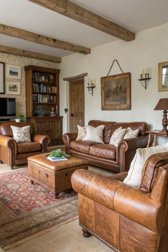 16 Warm Farmhouse Living Room Ideas for Inviting Spaces 3 SA2