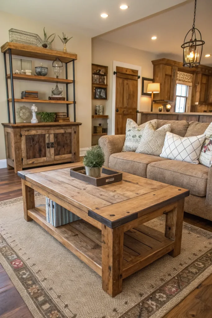 16 Warm Farmhouse Living Room Ideas for Inviting Spaces 4 SA3