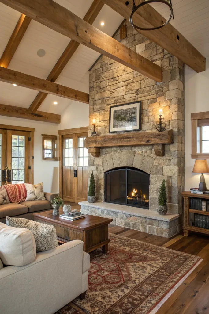 16 Warm Farmhouse Living Room Ideas for Inviting Spaces 10 SA9