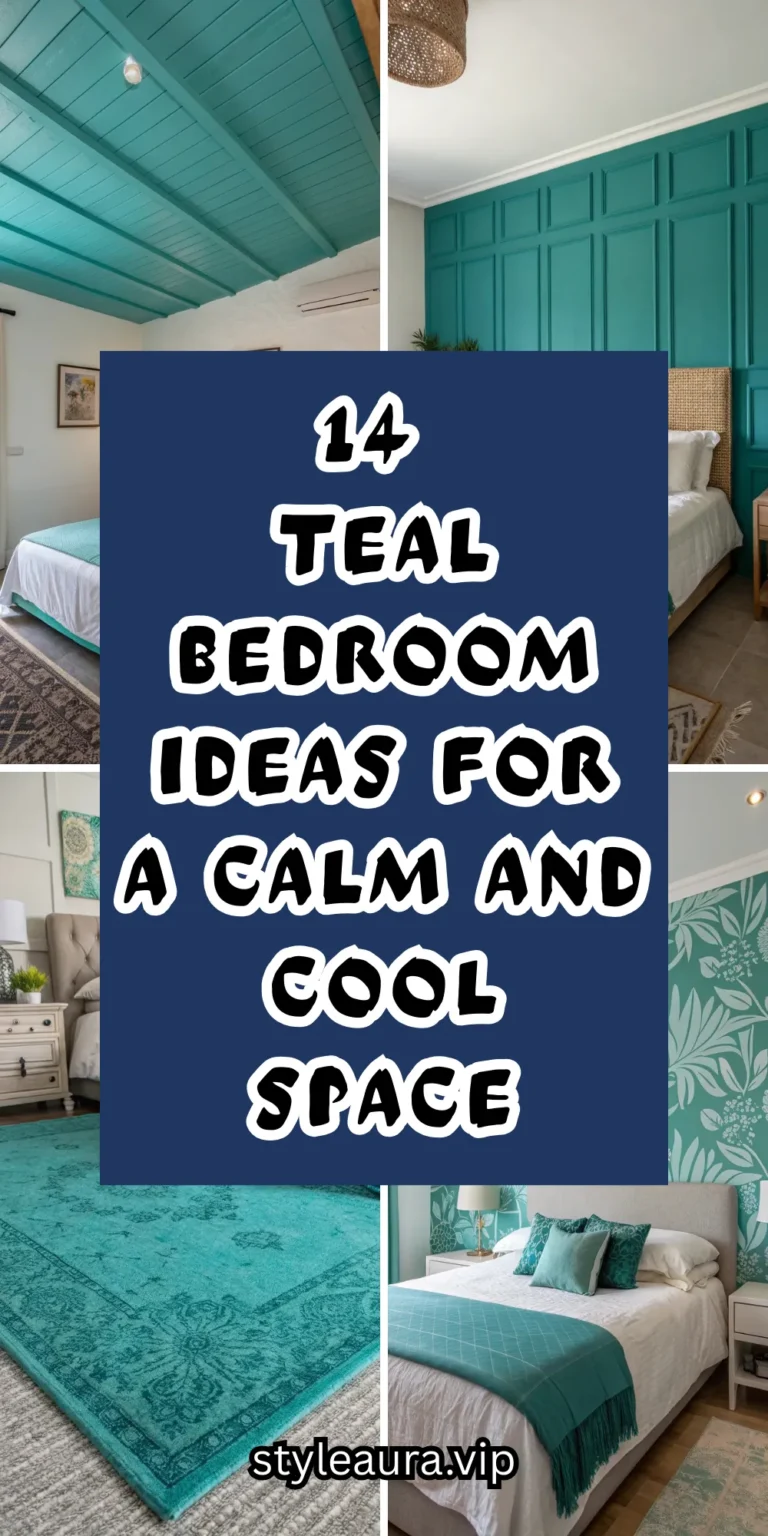 14 Teal Bedroom Ideas for a Calm and Cool Sleep Space