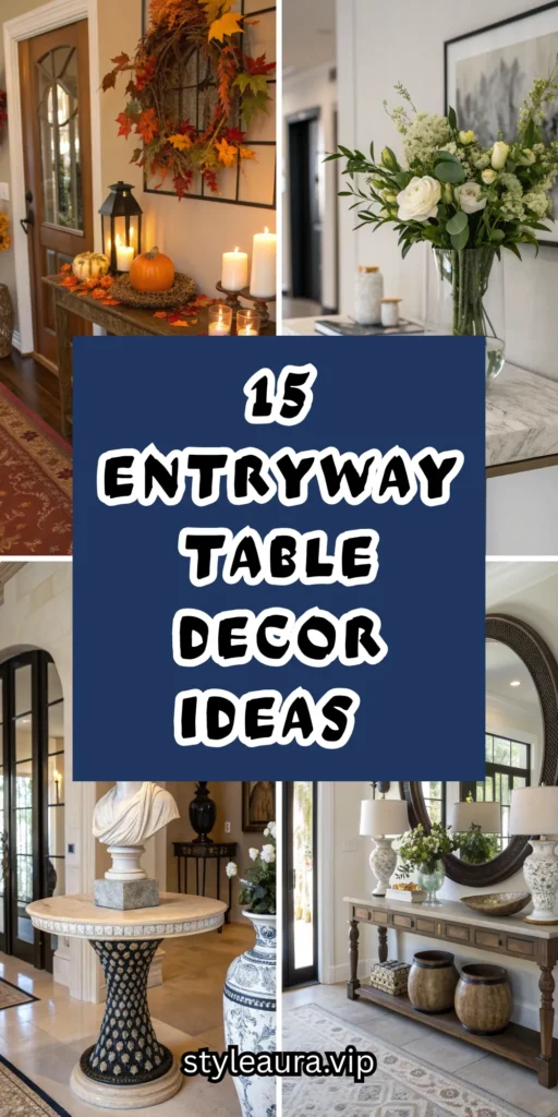 15 Entryway Table Decor Ideas to Welcome Guests in Style 1 10 2 1