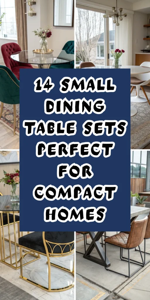 14 Small Dining Table Sets Perfect for Compact Homes 1 10 3