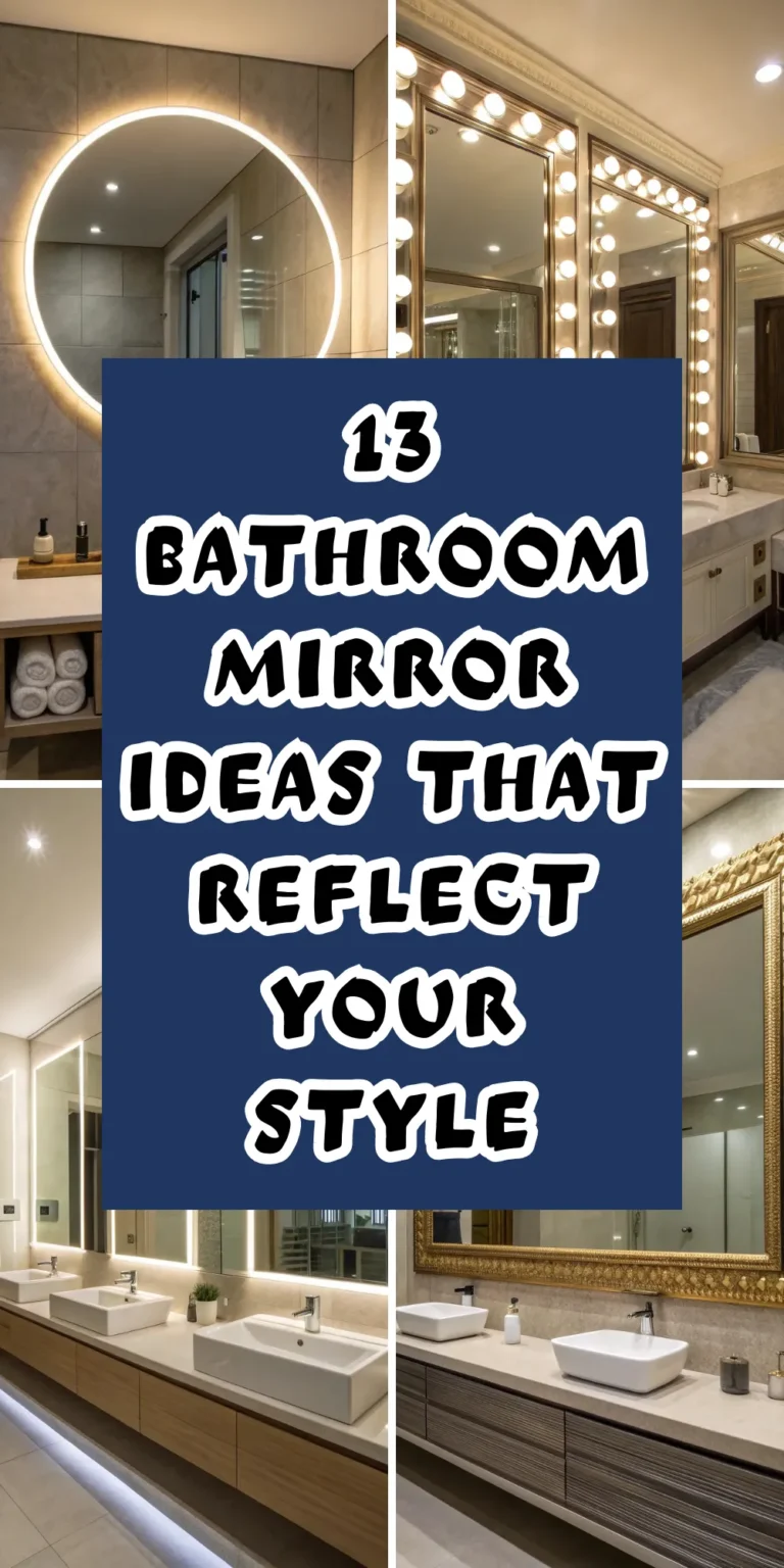 13 Bathroom Mirror Ideas That Reflect Your Style