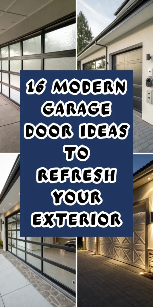 16 Modern Garage Door Ideas to Refresh Your Exterior 1 10 6