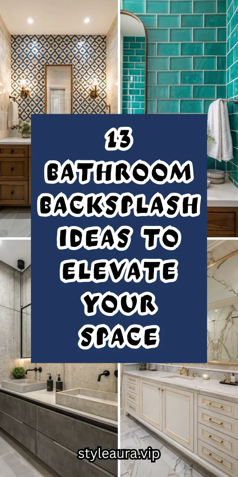 13 Bathroom Backsplash Ideas to Elevate Your Space
