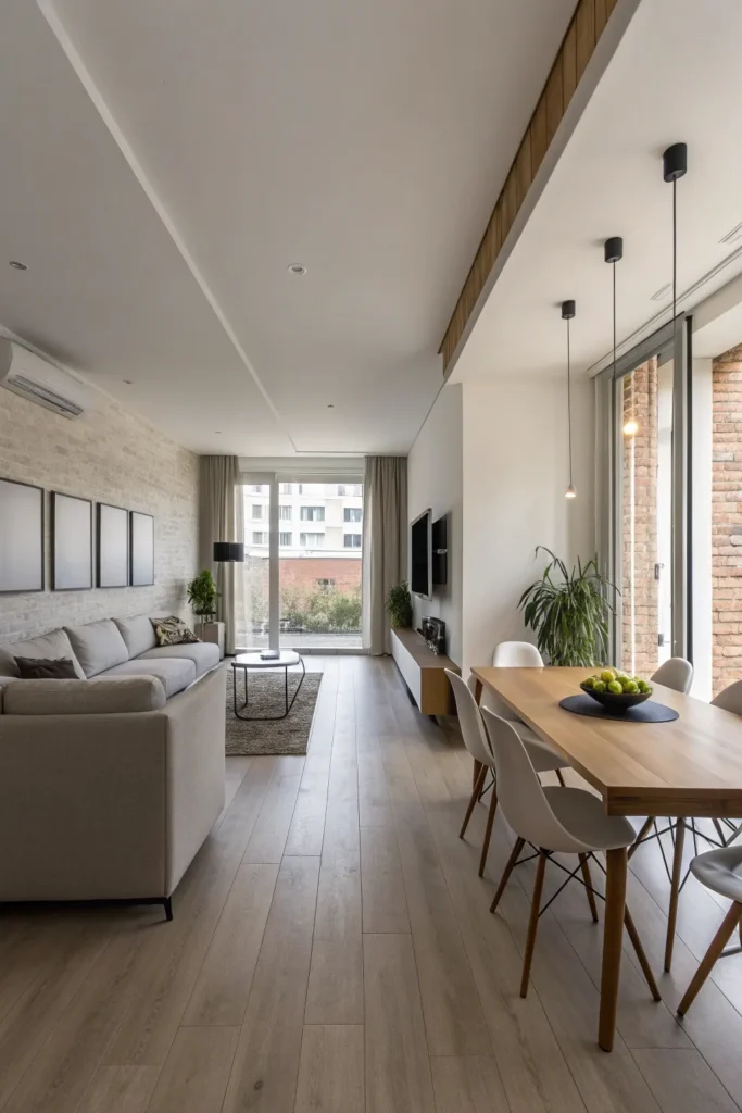 15 Narrow Living Room Dining Room Combo Ideas That Work 2 CF1 1