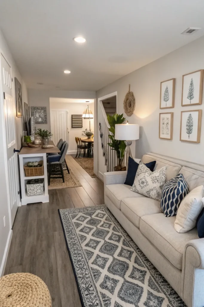 15 Narrow Living Room Dining Room Combo Ideas That Work 3 CF2 1