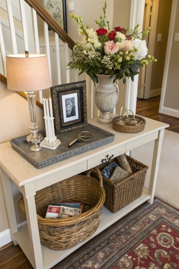 15 Entryway Table Decor Ideas to Welcome Guests in Style 12 FV11