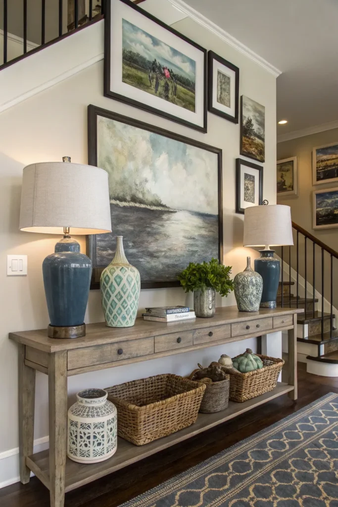 15 Entryway Table Decor Ideas to Welcome Guests in Style 13 FV12