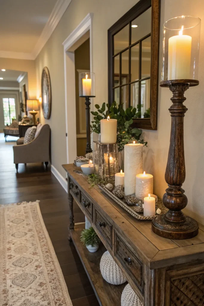 15 Entryway Table Decor Ideas to Welcome Guests in Style 10 FV9