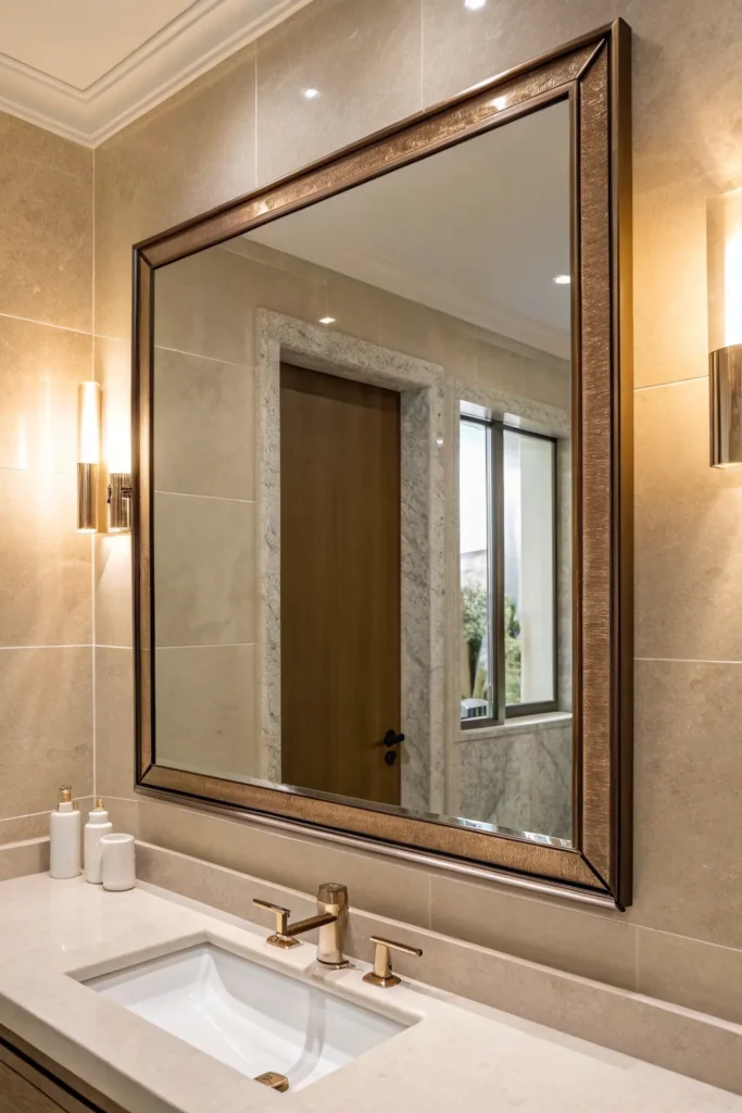 13 Bathroom Mirror Ideas That Reflect Your Style 9 RN8
