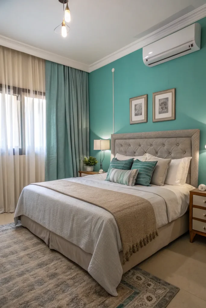 14 Teal Bedroom Ideas for a Calm and Cool Sleep Space 15 WT14