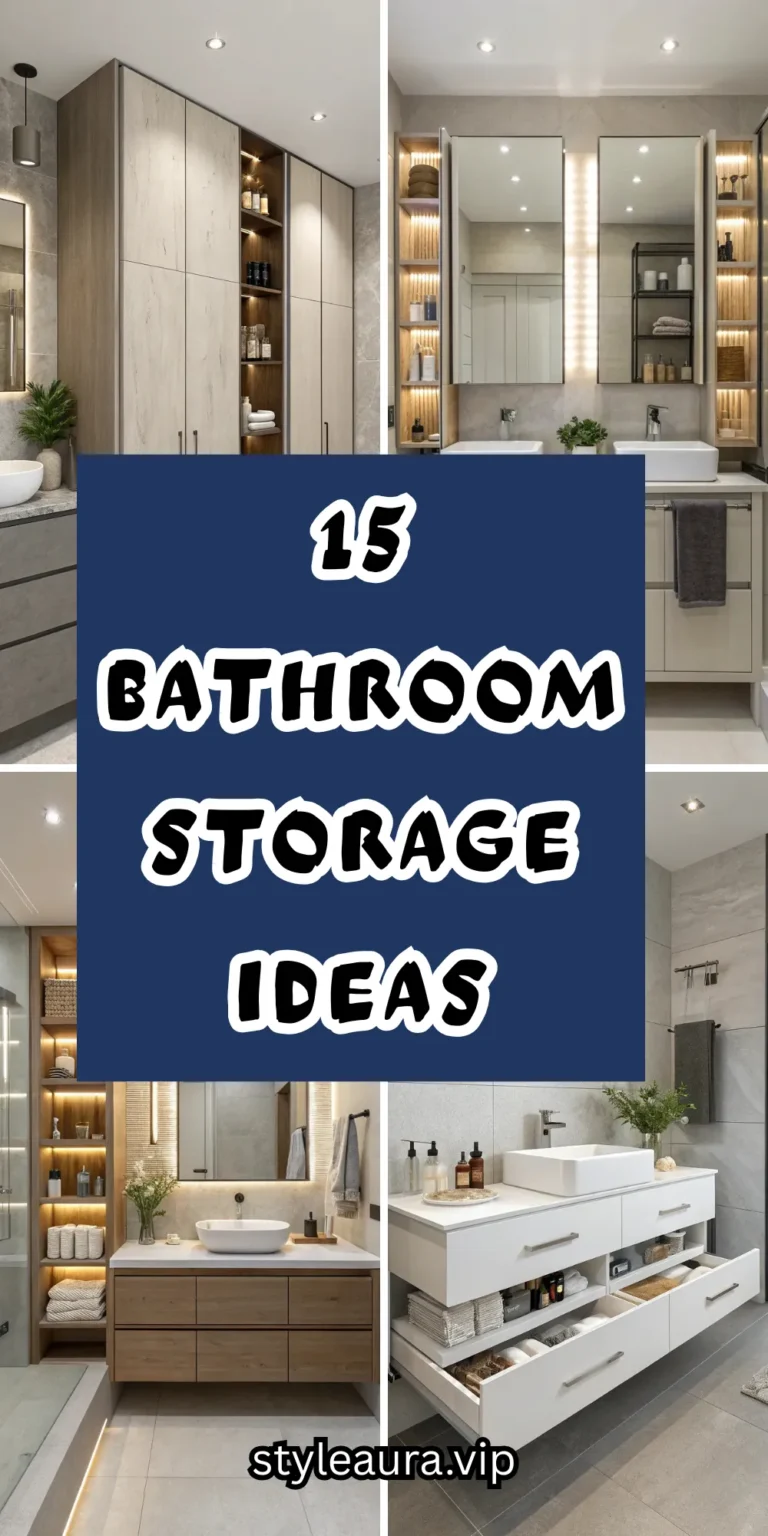 15 Bathroom Organization Ideas for a Clutter-Free Space 15 15 Bathroom Organization Ideas for a Clutter-Free Space