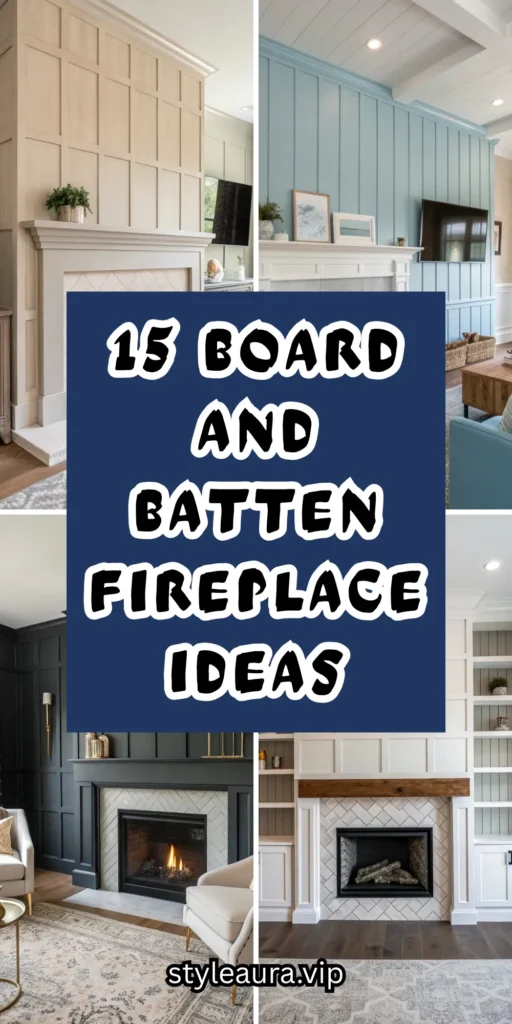 15 Board and Batten Fireplace Ideas for a Stylish Touch 1 10 1 5