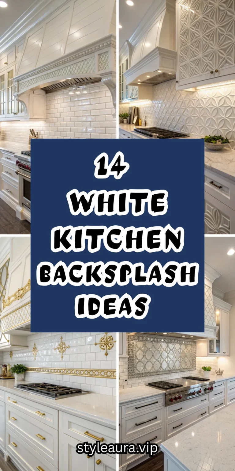 14 White Kitchen Backsplash Ideas for a Fresh Look
