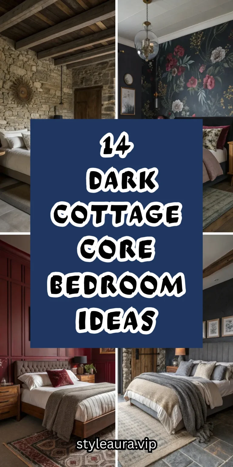 14 Dark Cottagecore Bedroom Ideas for a Moody Retreat