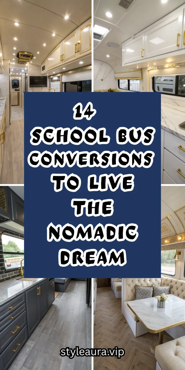14 Stylish School Bus Conversions to Live the Nomadic Dream