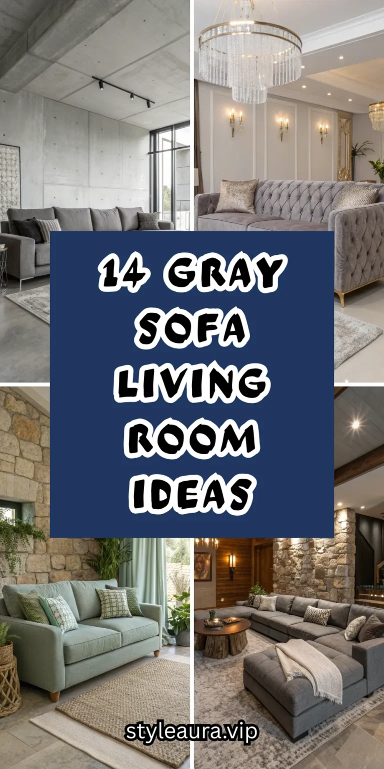 14 Gray Sofa Living Room Ideas for a Chic Interior