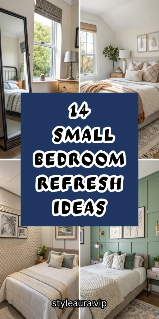 14 Small Bedroom Refresh Ideas to Update Your Space 1 10 3 3