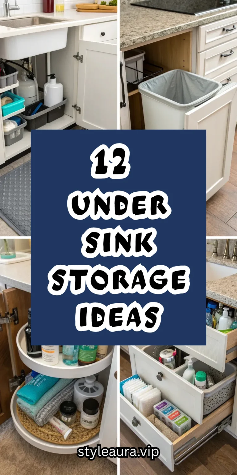 12 Under Sink Organization Ideas to Maximize Storage