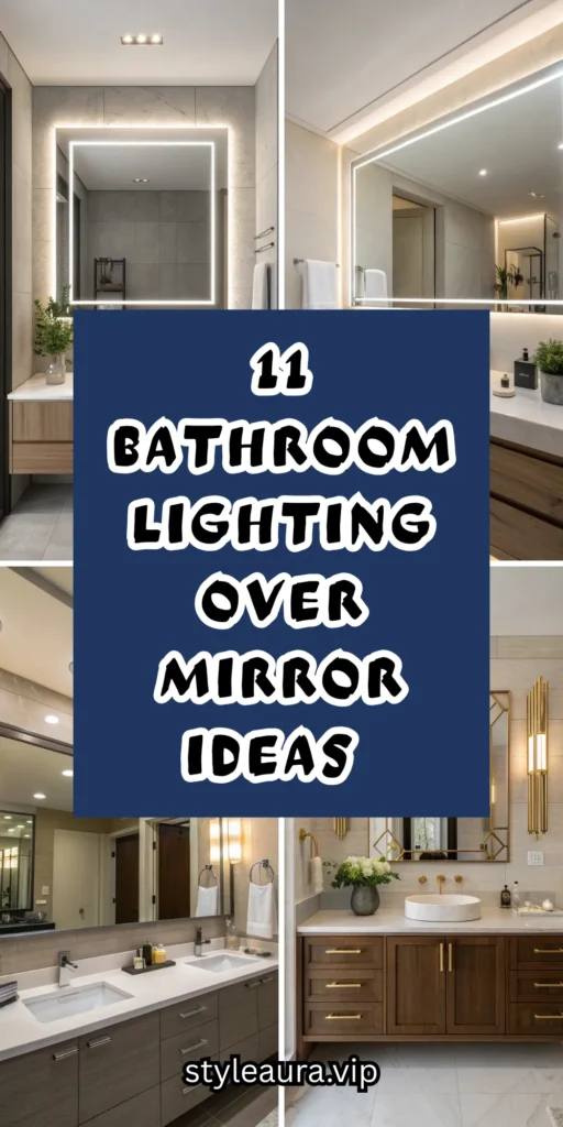 11 Bathroom Lighting Over Mirror Ideas for Better Illumination 1 10