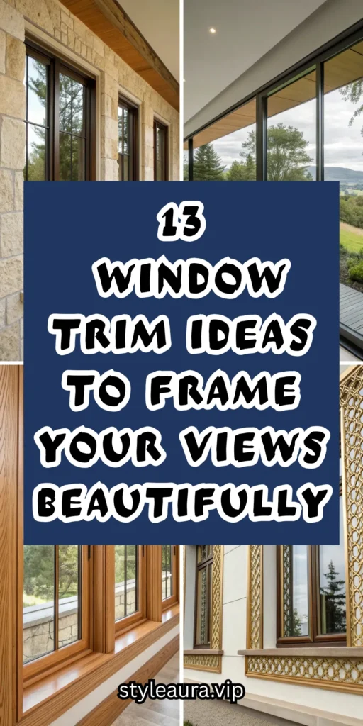 13 Window Trim Ideas to Frame Your Views Beautifully 1 10 6