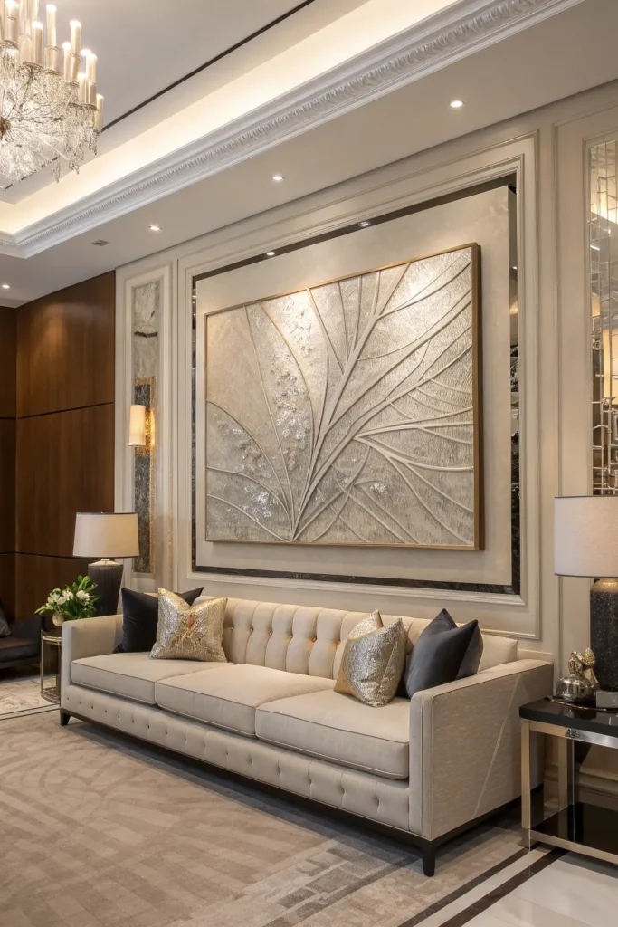 15 Above Couch Ideas for a Modern Luxurious Living Room 2 AS1