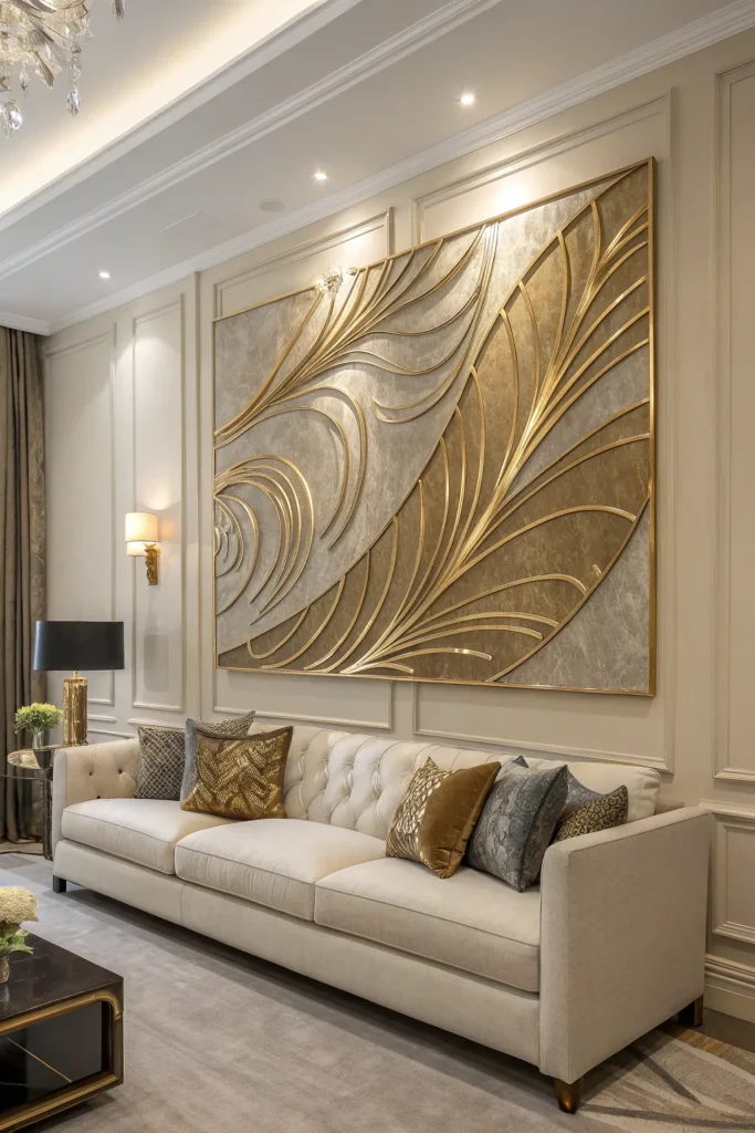 15 Above Couch Ideas for a Modern Luxurious Living Room 13 AS12