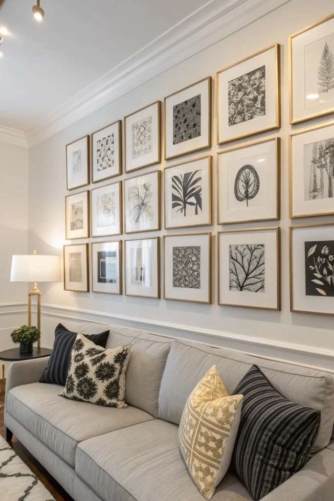 15 Above Couch Ideas for a Modern Luxurious Living Room 3 AS2