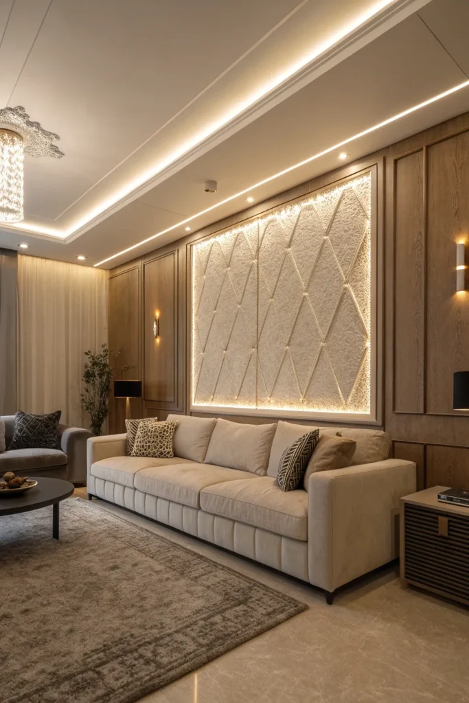 15 Above Couch Ideas for a Modern Luxurious Living Room 7 AS6