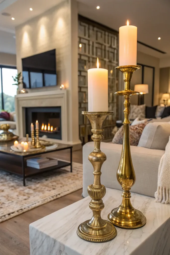 13 Candles in Fireplace Ideas for Cozy Ambiance 6 FI5