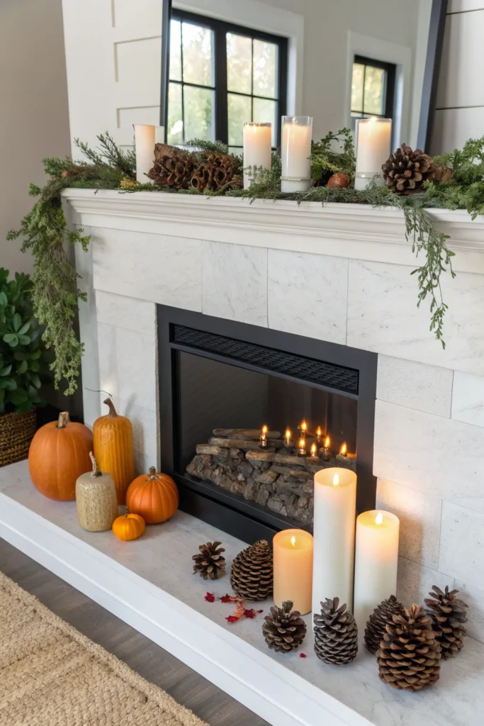 13 Candles in Fireplace Ideas for Cozy Ambiance 7 FI6