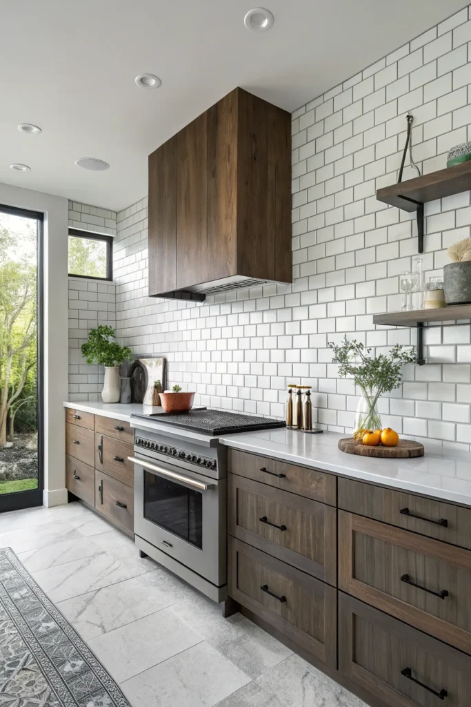 16 Kitchen Accent Wall Ideas to Add Color and Character 3 KA2