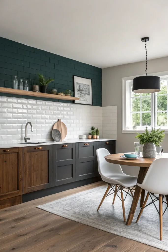 16 Kitchen Accent Wall Ideas to Add Color and Character 8 KA7