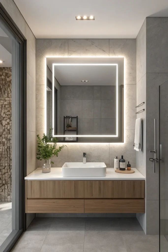 11 Bathroom Lighting Over Mirror Ideas for Better Illumination 10 MB9