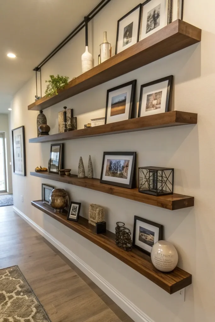 14 Long Floating Shelves Ideas for Practical Style 13 ML12