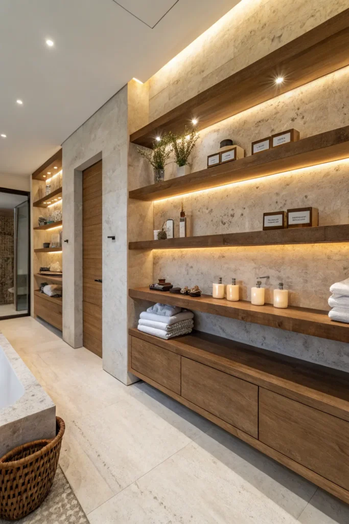 14 Long Floating Shelves Ideas for Practical Style 15 ML14