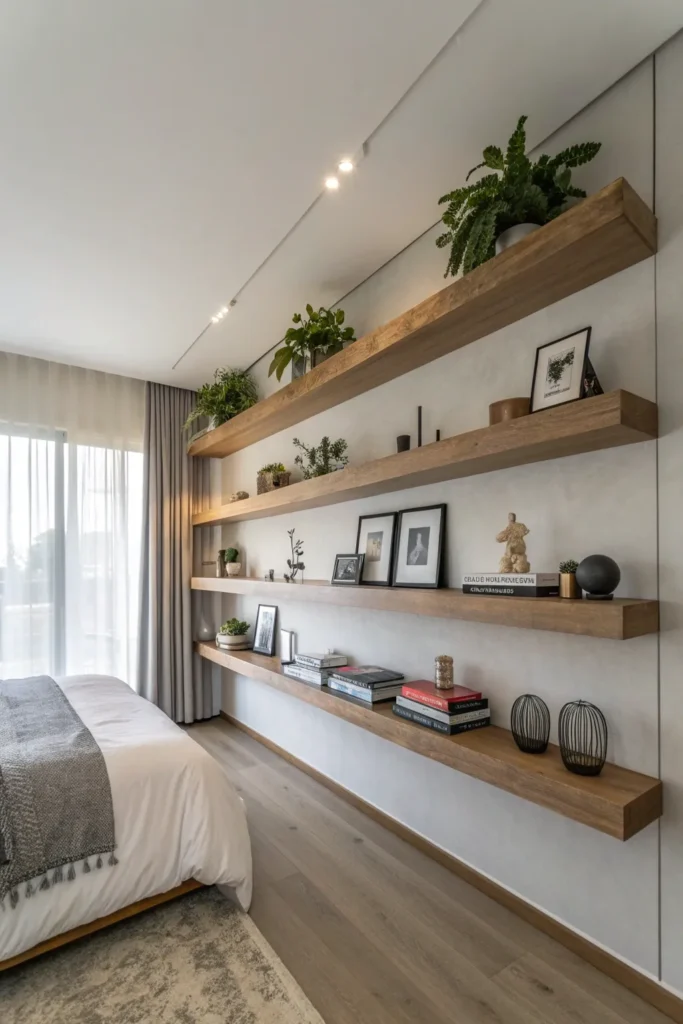 14 Long Floating Shelves Ideas for Practical Style 4 ML3