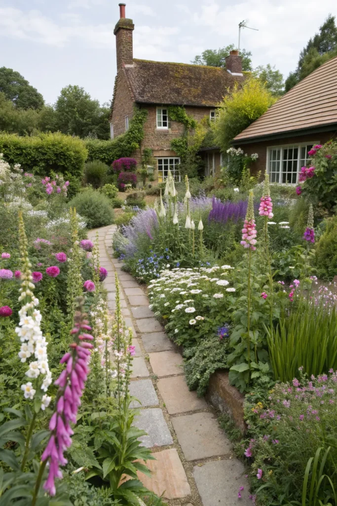 15 Easy Cottage Garden Ideas for Every Home – Flowers, Layouts & More! 2 OF1