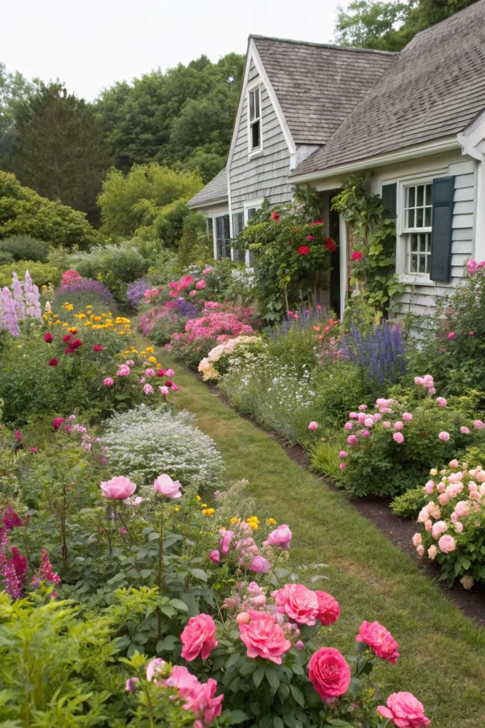 15 Easy Cottage Garden Ideas for Every Home – Flowers, Layouts & More! 3 OF2