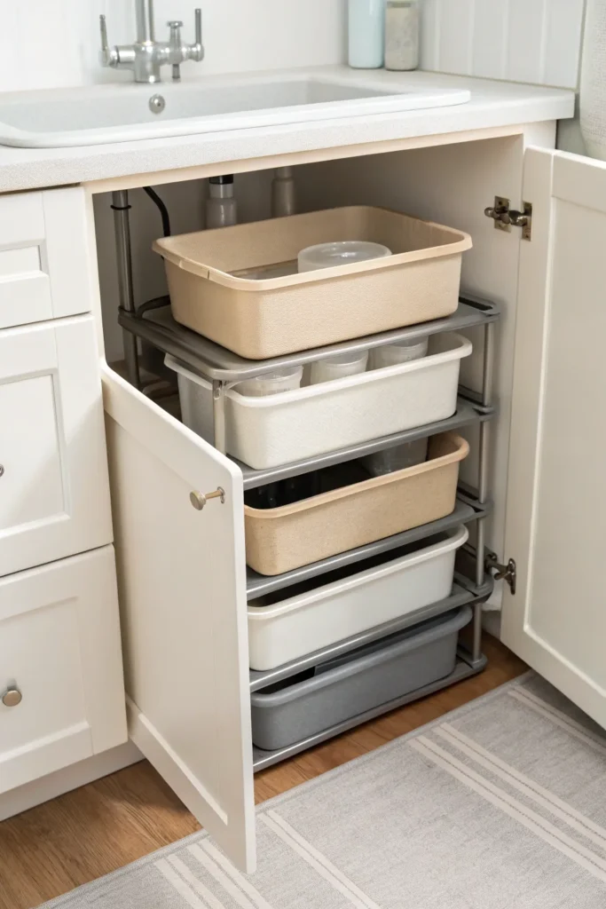12 Under Sink Organization Ideas to Maximize Storage 7 PD6