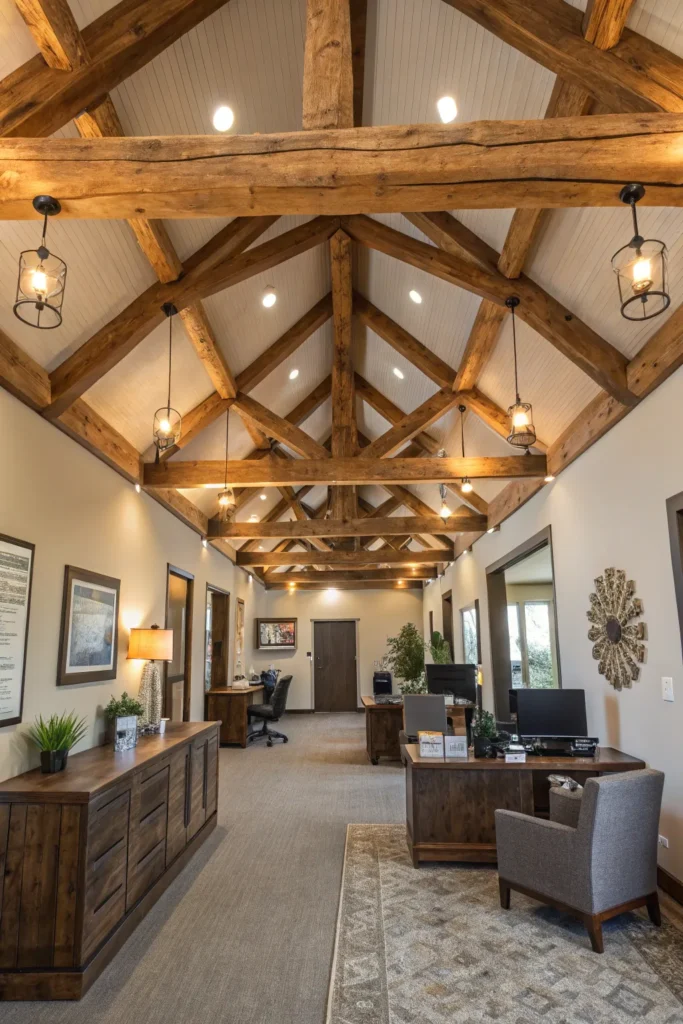 12 Rustic Office Decor Ideas for a Warm Work Environment 11 RW10