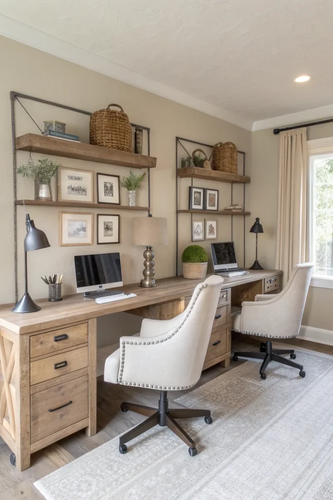 12 Rustic Office Decor Ideas for a Warm Work Environment 3 RW2