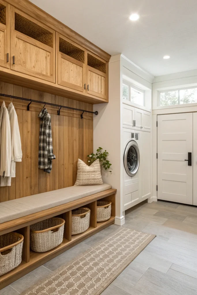 14 Modern Farmhouse Laundry Room Ideas for a Cozy Luxury Utility Space 14 SW13