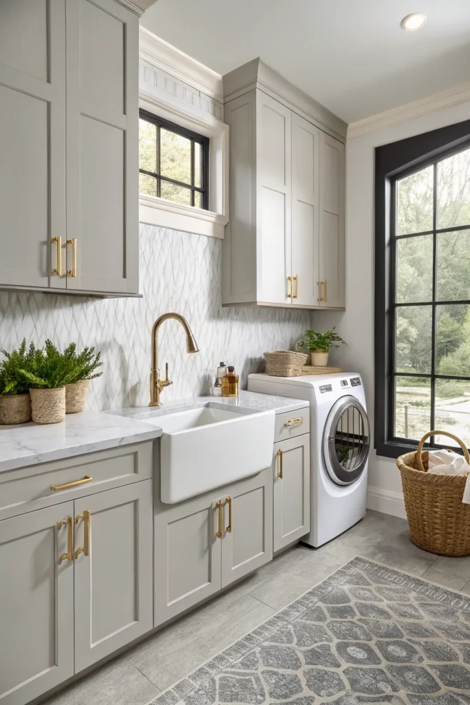 14 Modern Farmhouse Laundry Room Ideas for a Cozy Luxury Utility Space 4 SW3