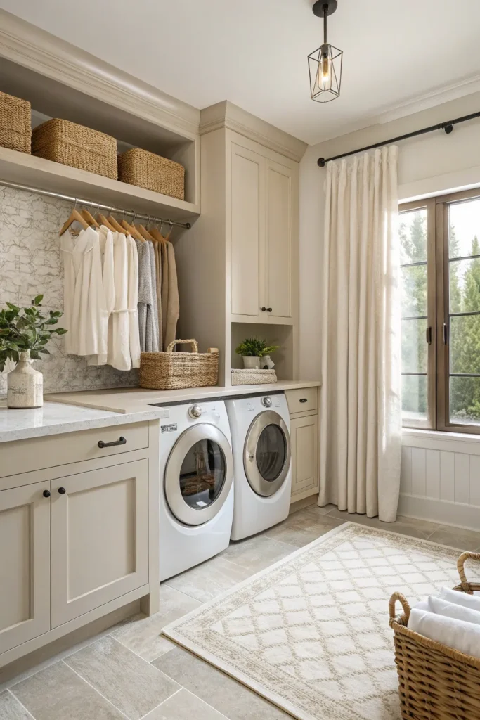 14 Modern Farmhouse Laundry Room Ideas for a Cozy Luxury Utility Space 7 SW6